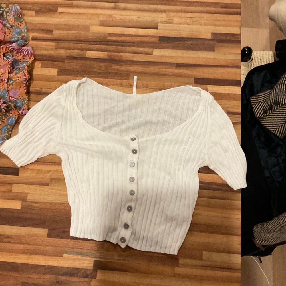 Free people cropped cotton top